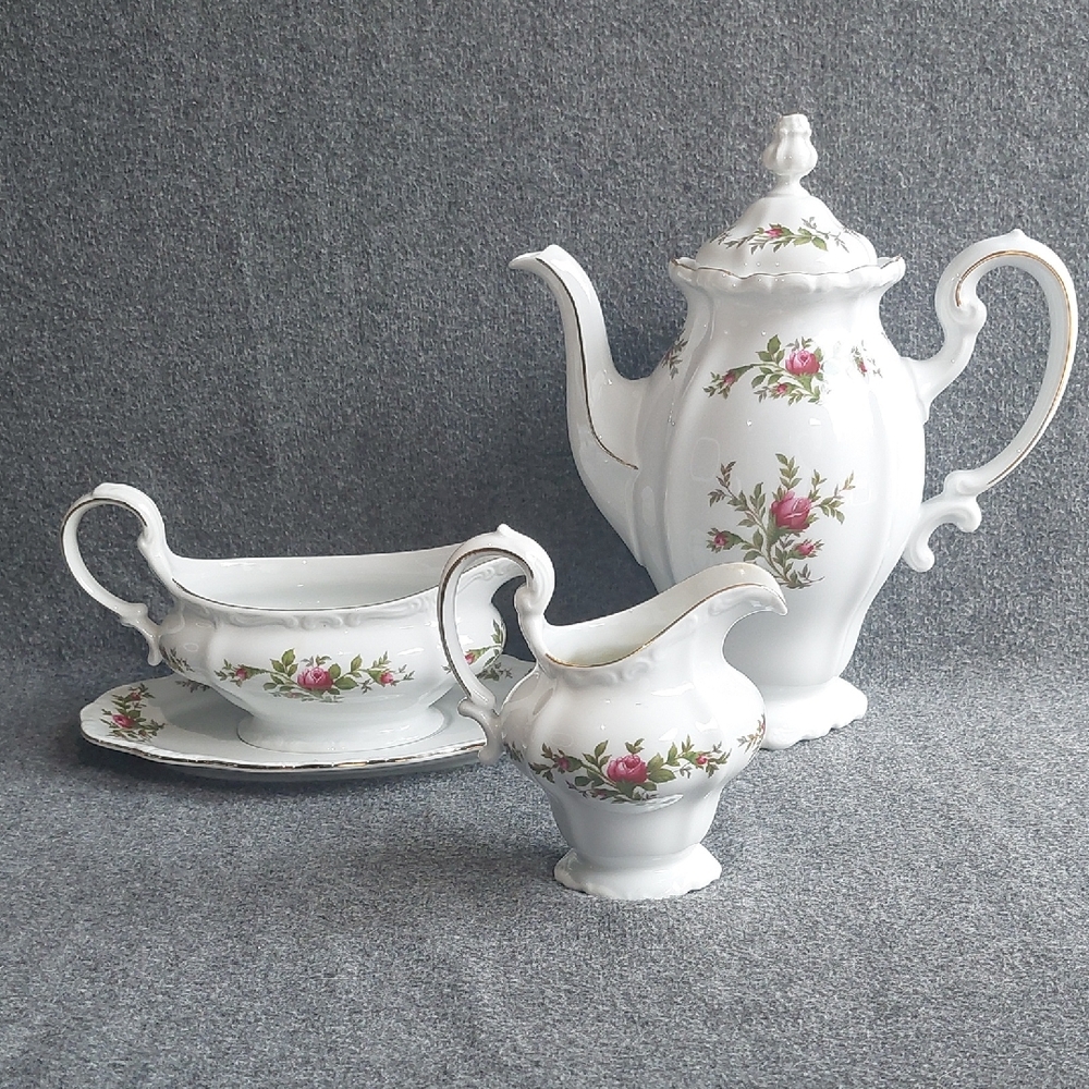 Haviland White Porcelain with Green Marking